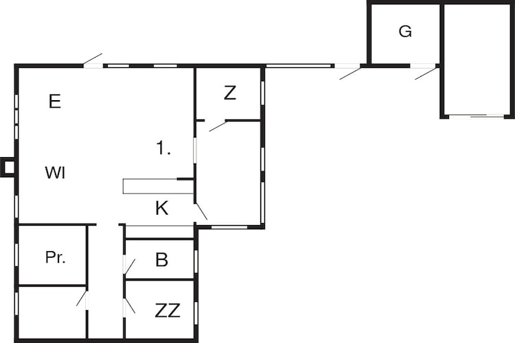 6 person holiday home in Blåvand - Floor plan