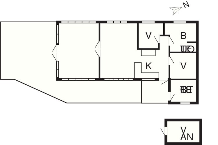 4 persoons vakantie huis in Højslev-By Traum-Plattegrond