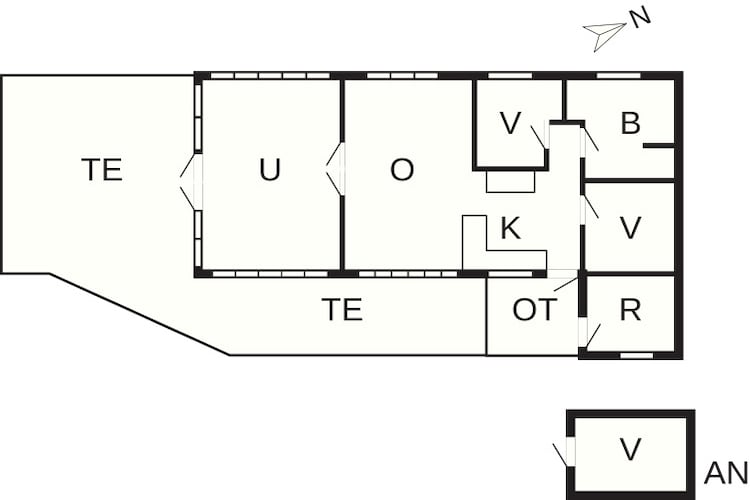 4 persoons vakantie huis in Højslev-By Traum-Plattegrond