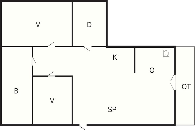Gezellig toevluchtsoord in Rorvig -- By Traum Ferienwohnungen-Plattegrond