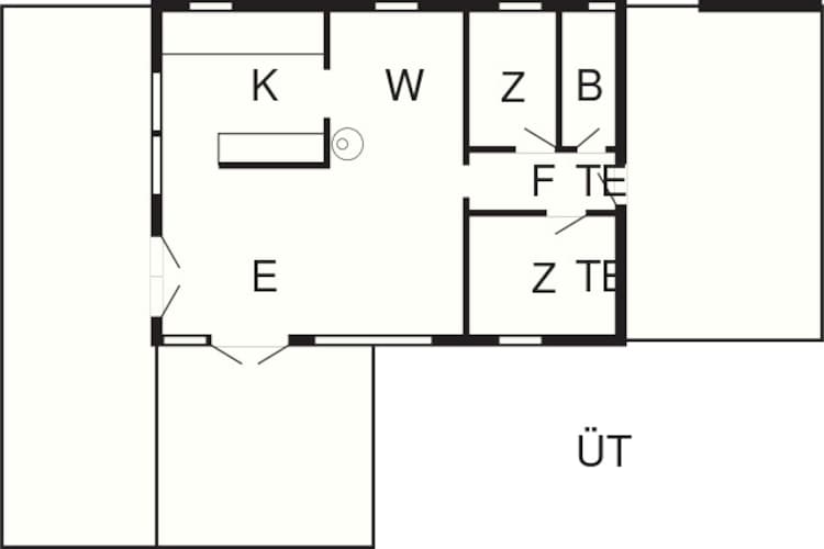 6 persoons vakantie huis in Rønde-By Traum-Plattegrond