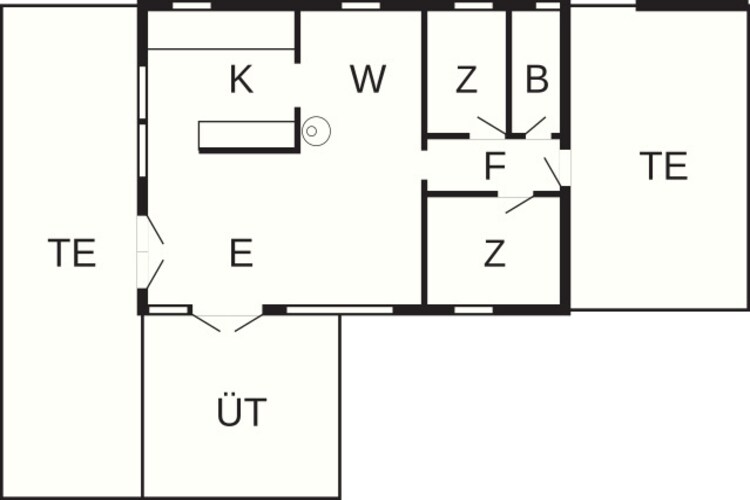 6 persoons vakantie huis in Rønde-By Traum-Plattegrond