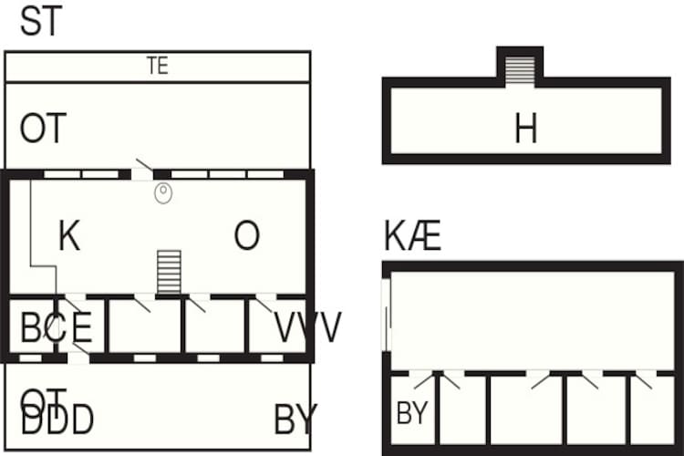Maison de vacances pour 7 a Skals-By Traum - Plan