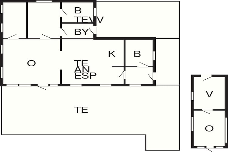 6 persoons vakantie huis in Slagelse-Plattegrond