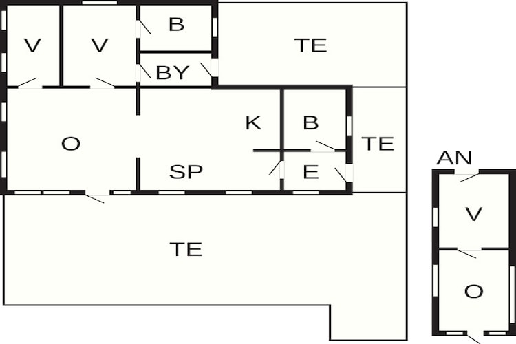 6 persoons vakantie huis in Slagelse-Plattegrond