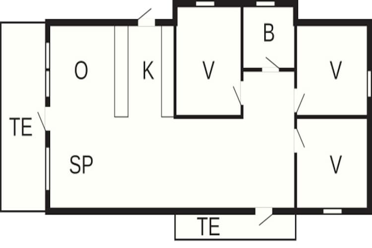 6 persoons vakantie huis in Jægerspris-By Traum-Plattegrond