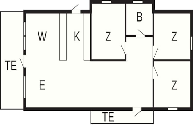 6 persoons vakantie huis in Jægerspris-By Traum-Plattegrond