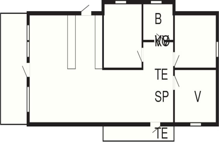 Maison de vacances pour 6 a Jægerspris-By Traum - Plan
