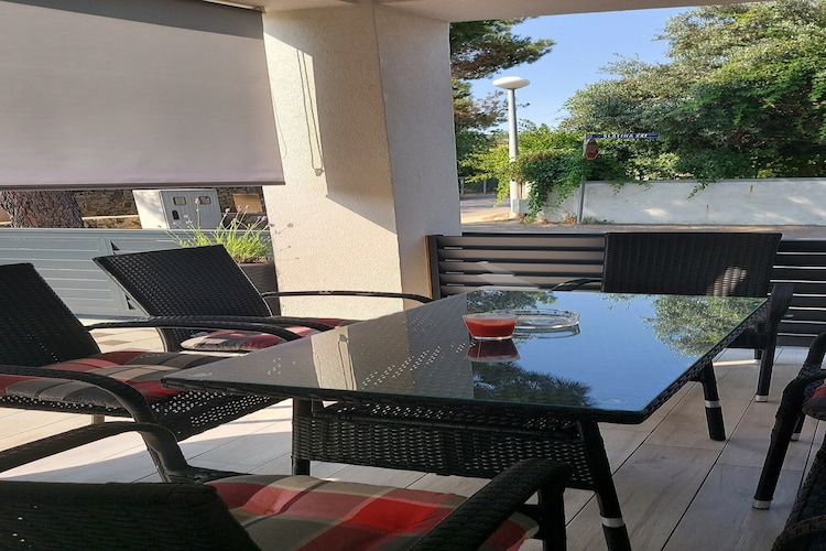 Apartment Villa Louminos - Two Bedroom Apartment with Terrace and Sea View-Terrasse