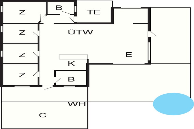 6 persoons vakantie huis in Ulfborg-Plattegrond
