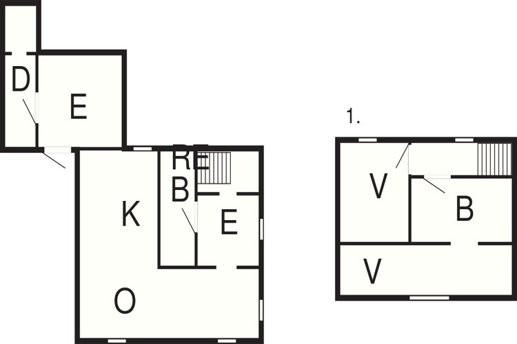 Maison de vacances pour 8 a Lemvig-By Traum - Plan