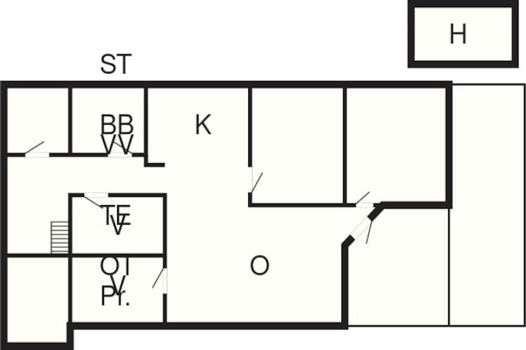8 persoons vakantie huis in Løkken-By Traum-Plattegrond