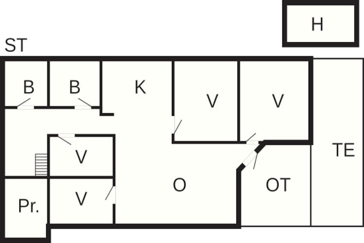 8 persoons vakantie huis in Løkken-By Traum-Plattegrond