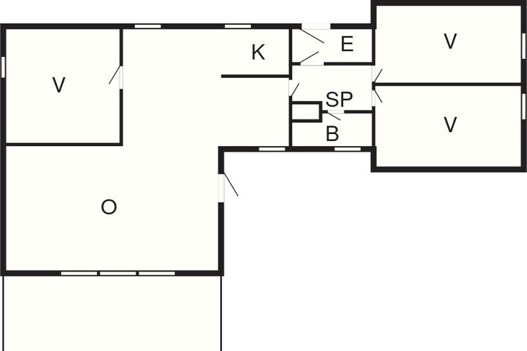 6 persoons vakantie huis in Vesløs-By Traum-Plattegrond