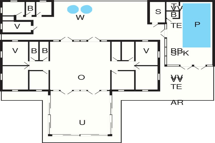 Maison de vacances pour 24 a Læsø-By Traum - Plan