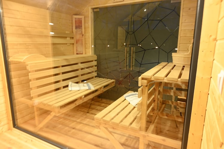 Dom wakacyjny w Starych Czaplach z dużą sauną-Sauna