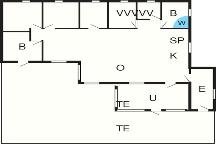 12 persoons vakantie huis in Hadsund-By Traum-Plattegrond