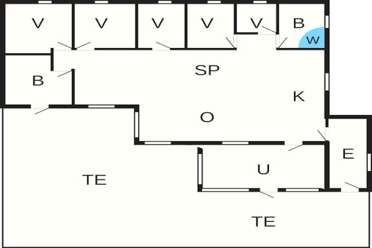 12 persoons vakantie huis in Hadsund-By Traum-Plattegrond