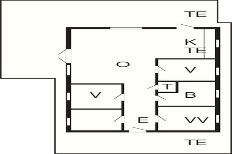 8 persoons vakantie huis in Væggerløse - Plattegrond
