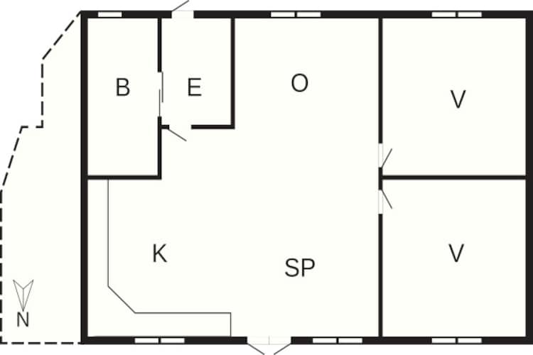 4 persoons vakantie huis in Ebeltoft-By Traum-Plattegrond