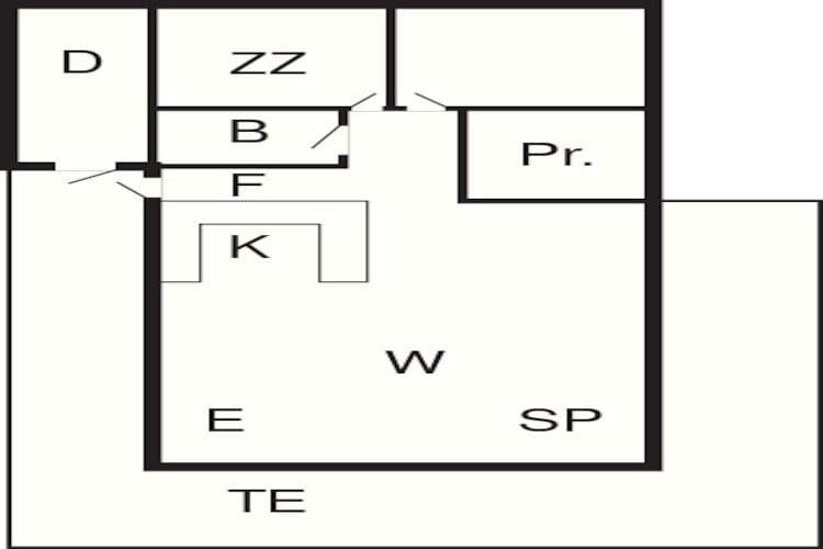 Maison de vacances pour 5 a Drangedal-By Traum-Plan d'étage