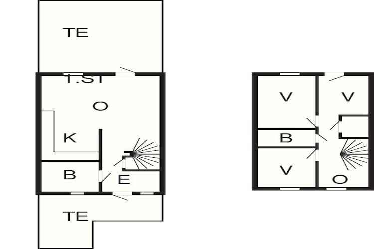 Maison de vacances pour 6 a VIKBOLANDET-By Traum-Plan d'étage