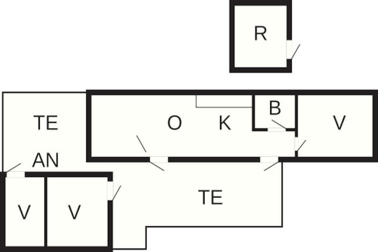 6 persoons vakantie huis in Øster Assels-By Traum-Plattegrond
