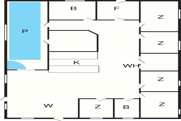 12 persoons vakantie huis in Rødby-By Traum - Plattegrond