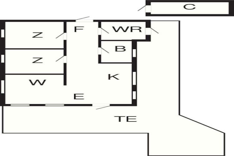 4 persoons vakantie huis in Hanstholm-By Traum - Plattegrond