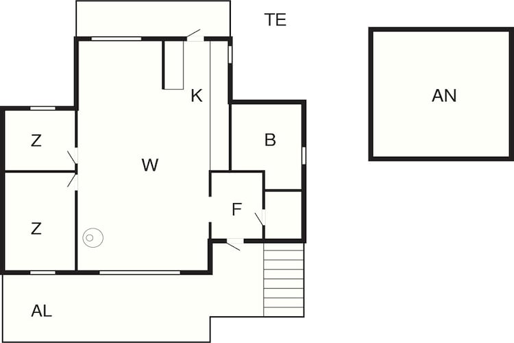 Maison de vacances pour 7 a BLIDÖ-By Traum-Plan d'étage