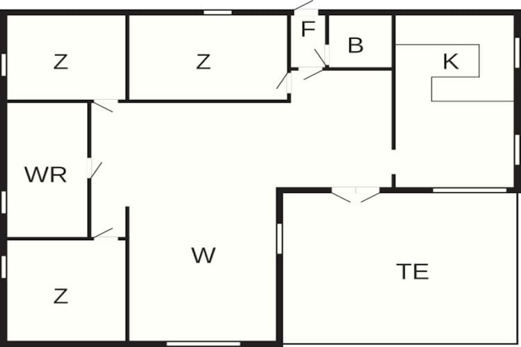 6 Personen Ferienhaus in STURKÖ-By Traum - Grundriss