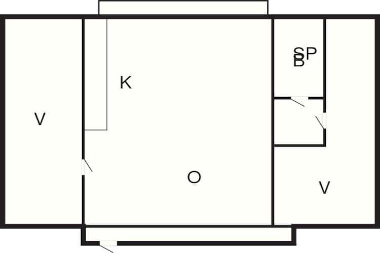 Slimme vakantiewoning in Vejby - Plattegrond