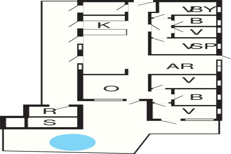 14 persoons vakantie huis in Glesborg-By Traum-Plattegrond