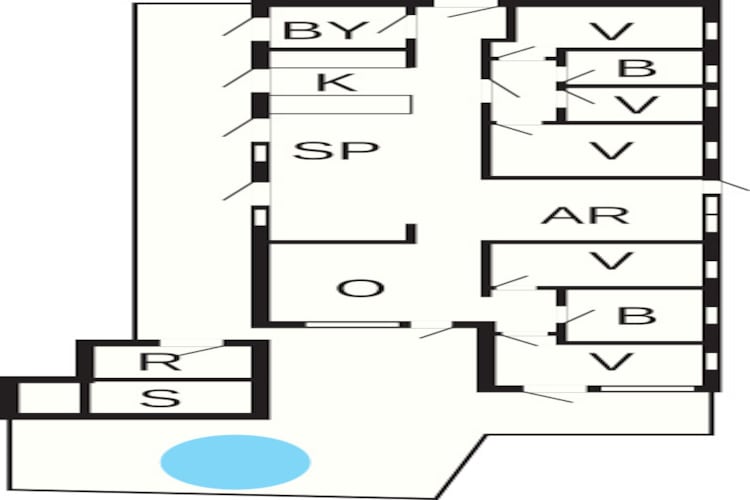 14 persoons vakantie huis in Glesborg-By Traum-Plattegrond