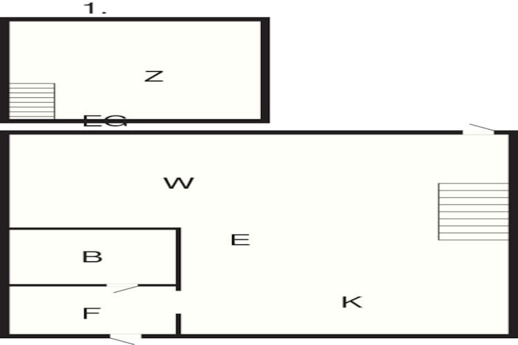 4 persoons vakantie huis in Tønder-By Traum-Plattegrond