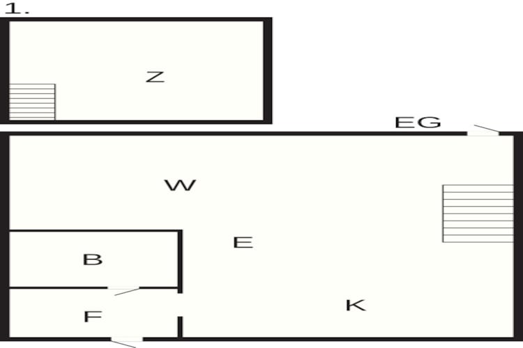 4 persoons vakantie huis in Tønder-By Traum-Plattegrond