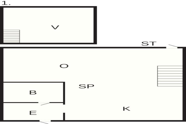 4 persoons vakantie huis in Tønder-By Traum-Plattegrond