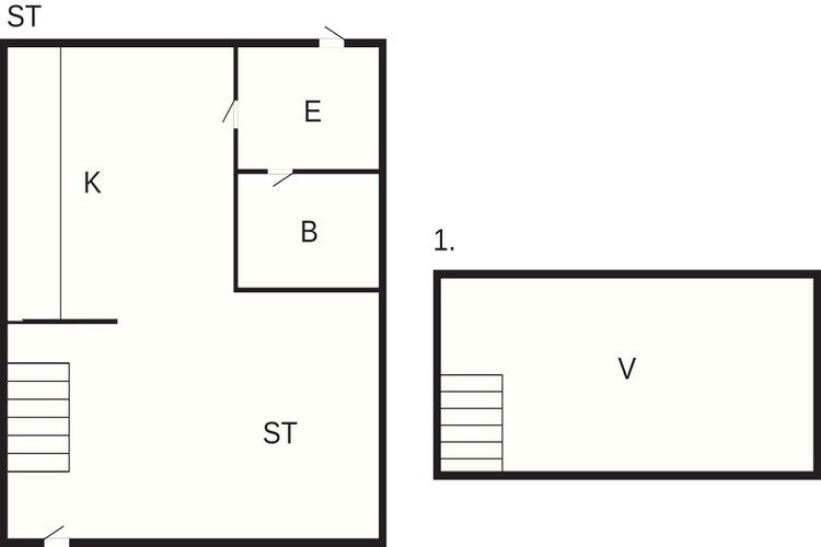 4 persoons vakantie huis in Tønder-By Traum - Plattegrond