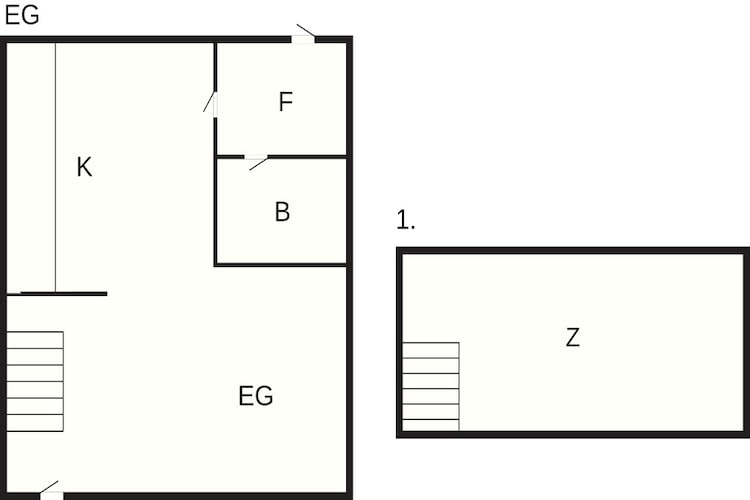 4 persoons vakantie huis in Tønder-By Traum - Plattegrond