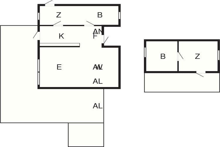 8 person holiday home in Brottby-By Traum-Floor plan