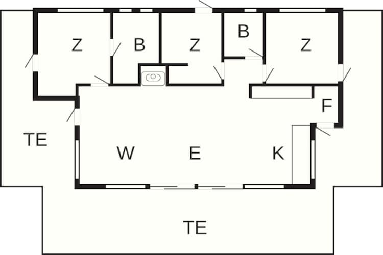 7 persoons vakantie huis in Jerup-By Traum-Plattegrond