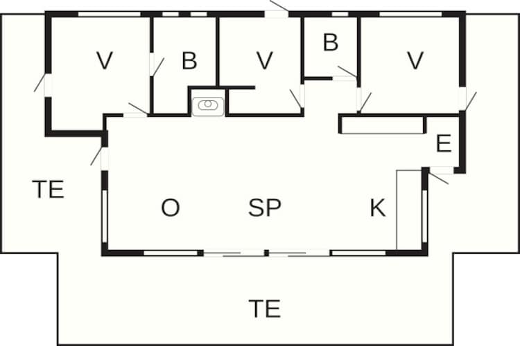7 persoons vakantie huis in Jerup-By Traum-Plattegrond