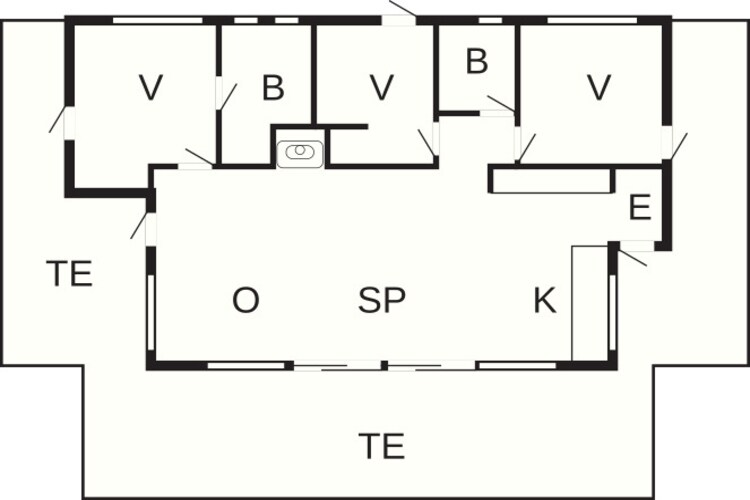 7 persoons vakantie huis in Jerup-By Traum - Plattegrond