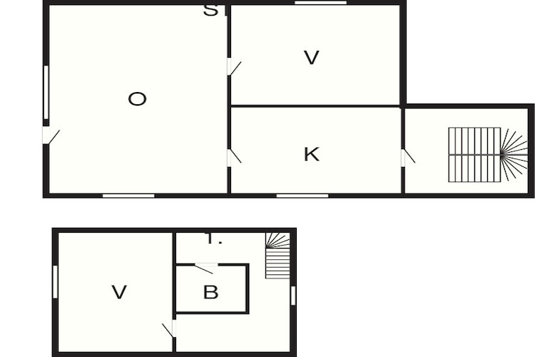 Maison de vacances pour 6 a SANDHULT-By Traum-Plan d'étage