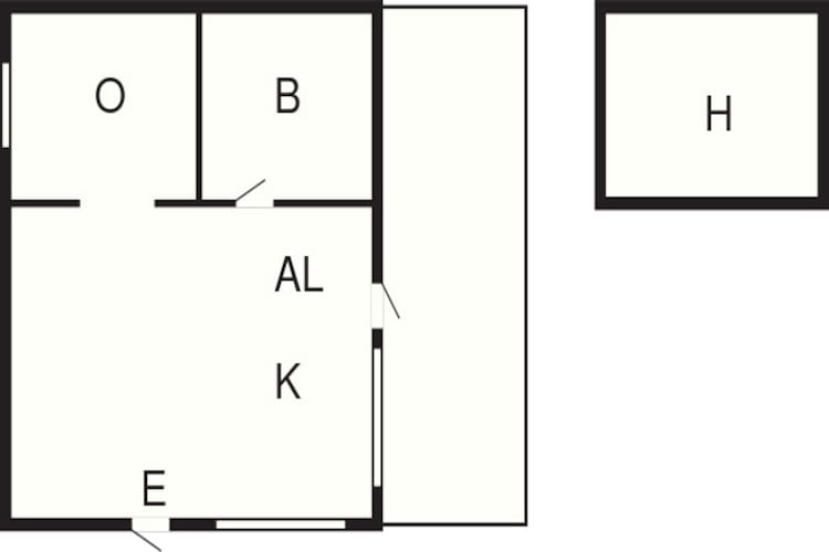 2 persoons vakantie huis in Öckerö-By Traum - Plattegrond