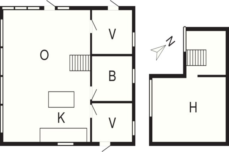 6 persoons vakantie huis in Karrebæksminde-Plattegrond