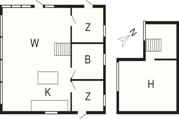 6 persoons vakantie huis in Karrebæksminde - Plattegrond