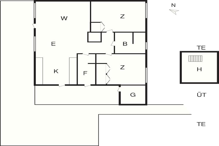 5 persoons vakantie huis in Aabenraa-By Traum - Plattegrond