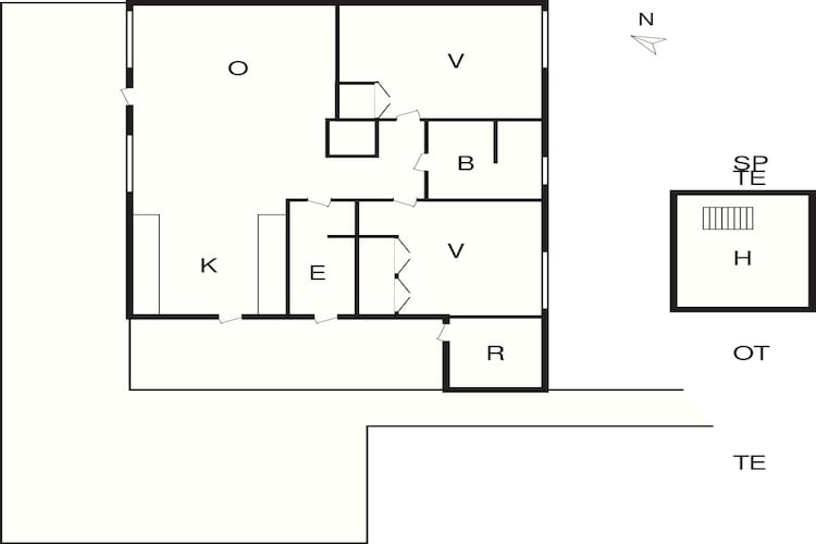 5 persoons vakantie huis in Aabenraa-By Traum - Plattegrond