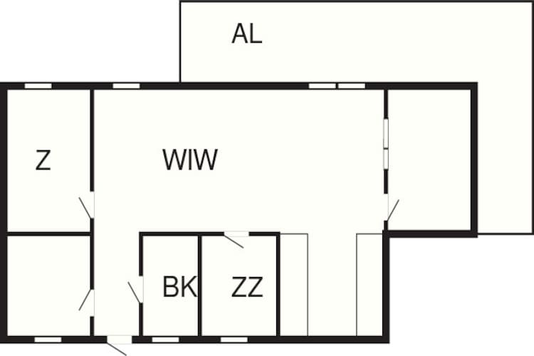 Maison de vacances pour 5 a MUNKEDAL-By Traum-Plan d'étage